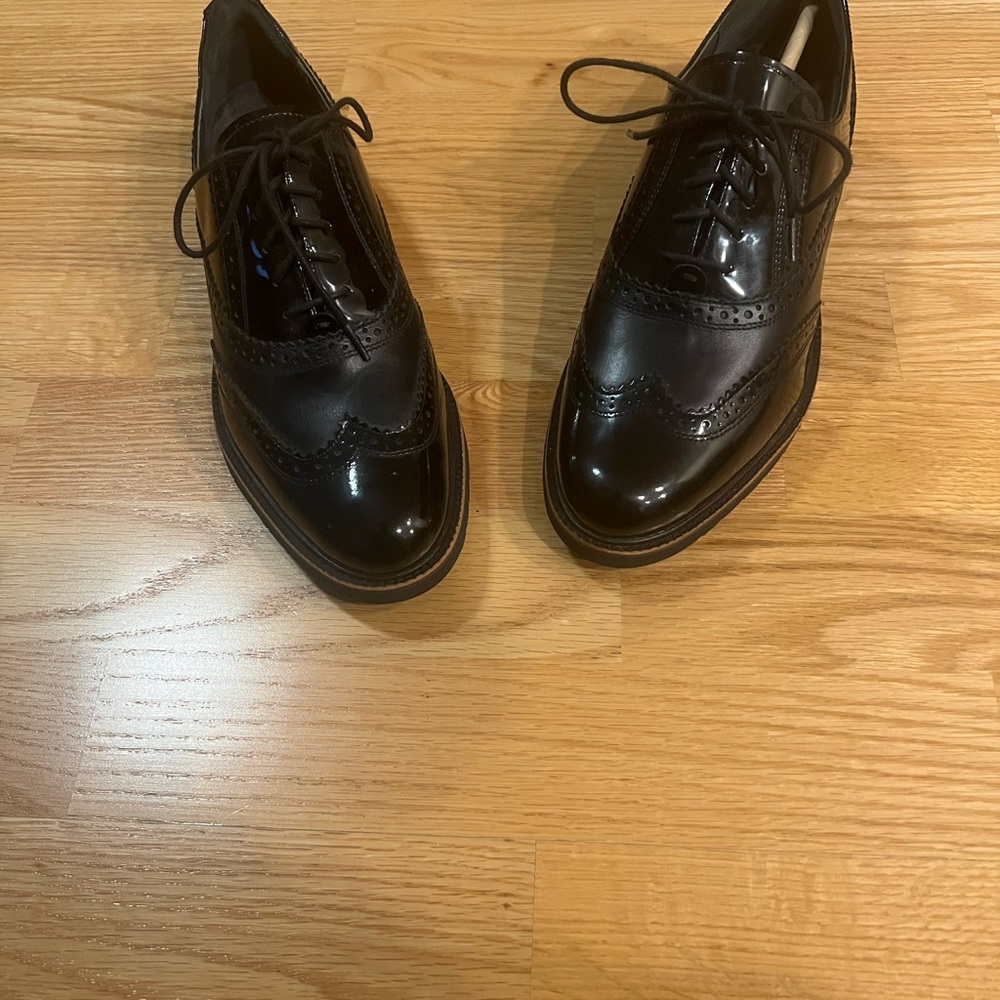 Rockport Total Motion Leather Women Oxford Shoes Sz 10 NEW